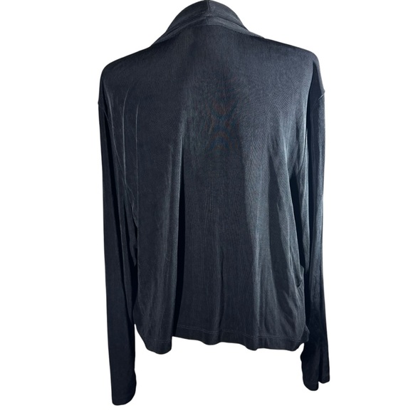 2pc Chico's Travelers Outfit Open Front Cardigan Patterned Crop Pants 3 XL 16 - Picture 3 of 15